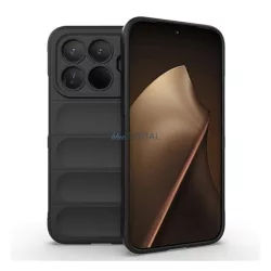   Szilikon telefonvédő (ütésállóság, kameravédő, 3D) FEKETE