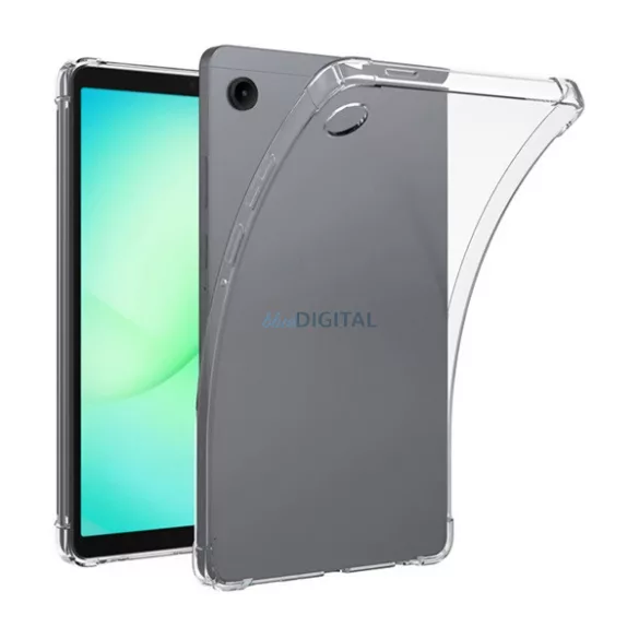 Szilikon telefonvédő (ütésállóság, légpárnás sarok) ÁTLÁTSZÓ Samsung Galaxy Tab A9 LTE (SM-X115), Galaxy Tab A9 WIFI (SM-X110), Galaxy Tab A11 LTE (SM-X135)