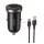 XO CC56 autós töltő USB+Type-C aljzat (30W, PD gyorstöltő + Type-C kábel) FEKETE