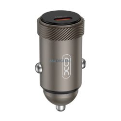   XO CC70 autós töltő Type-C aljzat (30W, PD gyorstöltő) FEKETE