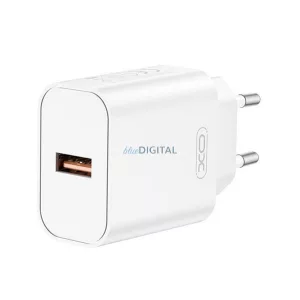 XO CE33 hálózati töltő USB aljzat (18W, gyorstöltő 3.0) FEHÉR