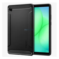   SPIGEN RUGGED ARMOR szilikon telefonvédő (ütésállóság, légpárnás sarok, karbon minta) FEKETE Samsung Galaxy Tab A11 LTE (SM-X135), Galaxy Tab A11 WIFI (SM-X130)