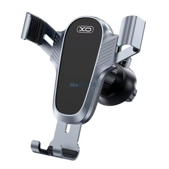 XO C86 autós tartó (szellőzőre, gravitációs, 360°, 4-6,7" méret) FEKETE