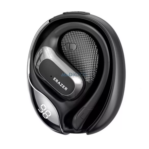 LENOVO ERAZER X5 bluetooth fülhallgató SZTEREO (v6.0, TWS, fülre akasztható, zajszűrő, mikrofon + töltőtok) FEKETE