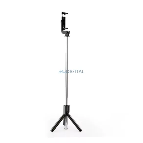 XO SS09 szelfibot (univerzális, 360°, állítható, bluetooth távkioldó, 64cm, 4.2-6.7" méret) FEKETE
