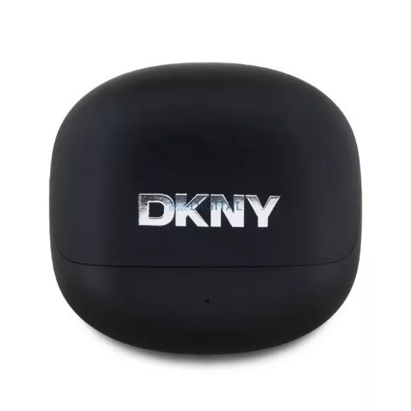 DKNY SATINY FINISH bluetooth fülhallgató SZTEREO (v5.3, TWS, mikrofon, zajszűrő + töltőtok) FEKETE