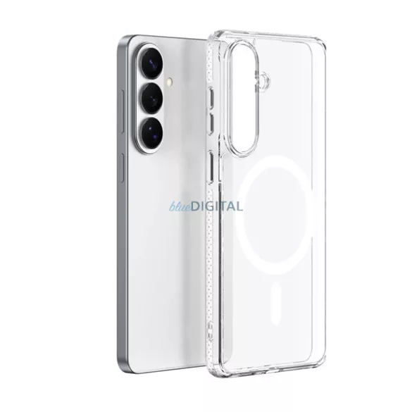 DUX DUCIS CLIN szilikon telefonvédő (ütésállóság, légpárnás sarok, MagSafe) ÁTLÁTSZÓ Samsung Galaxy S26 (SM-S942)