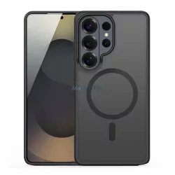   DUX DUCIS YIND szilikon telefonvédő (ütésállóság, kameravédő, matt, MagSafe) FEKETE Samsung Galaxy S26 Ultra (SM-S948)