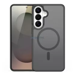   DUX DUCIS YIND szilikon telefonvédő (ütésállóság, kameravédő, matt, MagSafe) FEKETE Samsung Galaxy S26 Plus (SM-S947)