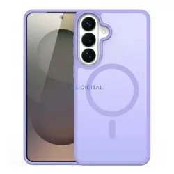   DUX DUCIS YIND szilikon telefonvédő (ütésállóság, kameravédő, matt, MagSafe) LILA Samsung Galaxy S26 Plus (SM-S947)
