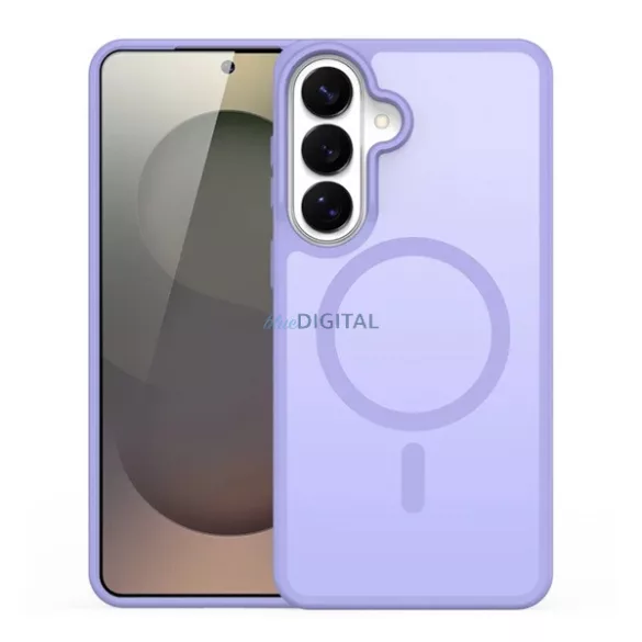 DUX DUCIS YIND szilikon telefonvédő (ütésállóság, kameravédő, matt, MagSafe) LILA Samsung Galaxy S26 (SM-S942)