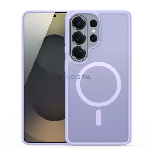 DUX DUCIS YIND szilikon telefonvédő (ütésállóság, kameravédő, matt, MagSafe) LILA Samsung Galaxy S26 Ultra (SM-S948)