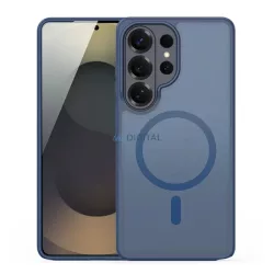   DUX DUCIS YIND szilikon telefonvédő (ütésállóság, kameravédő, matt, MagSafe) SÖTÉTKÉK Samsung Galaxy S26 Ultra (SM-S948)