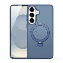   DUX DUCIS YIND szilikon telefonvédő (ütésállóság, kameravédő, matt, MagSafe, kitámasztó) SÖTÉTKÉK Samsung Galaxy S26 Plus (SM-S947)