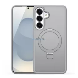   DUX DUCIS YIND szilikon telefonvédő (ütésállóság, kameravédő, matt, MagSafe, kitámasztó) VILÁGOSSZÜRKE Samsung Galaxy S26 Plus (SM-S947)