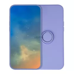   Szilikon telefonvédő (tartógyűrű, mikrofiber plüss belső, mágneses, kameravédő) LILA Samsung Galaxy S26 Ultra (SM-S948)