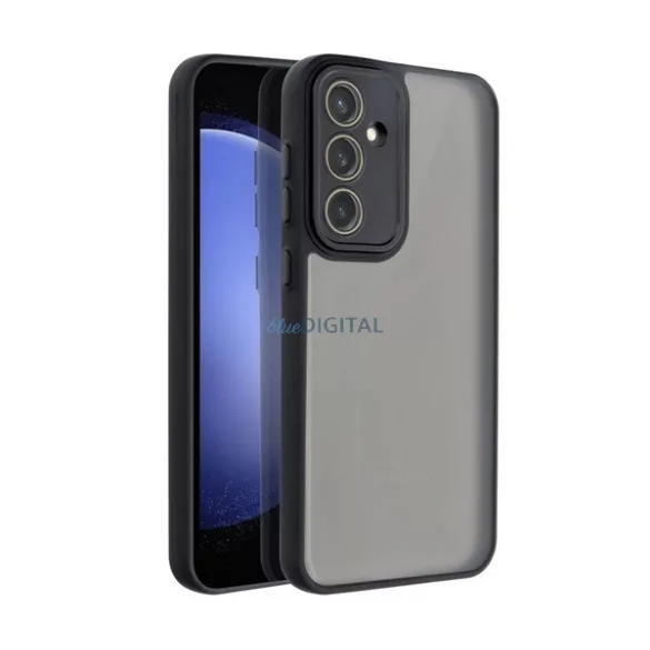 Szilikon telefonvédő (ütésállóság, akril hátlap, kameravédő) FEKETE Samsung Galaxy S26 Ultra (SM-S948)