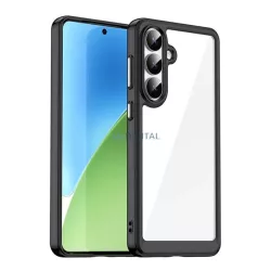   Szilikon telefonvédő (ütésállóság, átlátszó hátlap) FEKETE Samsung Galaxy S26 Plus (SM-S947)