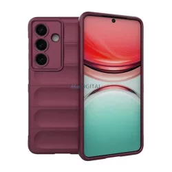   Szilikon telefonvédő (ütésállóság, kameravédő, 3D) BORDÓ Samsung Galaxy S26 Plus (SM-S947)