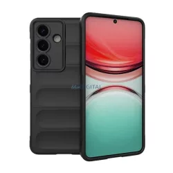  Szilikon telefonvédő (ütésállóság, kameravédő, 3D) FEKETE Samsung Galaxy S26 (SM-S942)