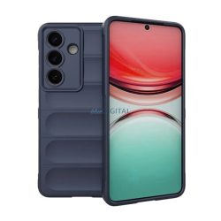   Szilikon telefonvédő (ütésállóság, kameravédő, 3D) SÖTÉTKÉK Samsung Galaxy S26 (SM-S942)