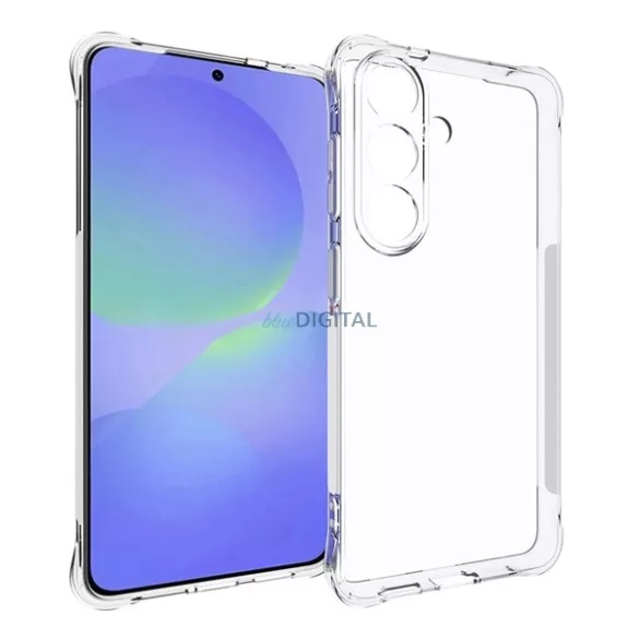 Szilikon telefonvédő (ütésállóság, légpárnás sarok) ÁTLÁTSZÓ Samsung Galaxy S26 (SM-S942)