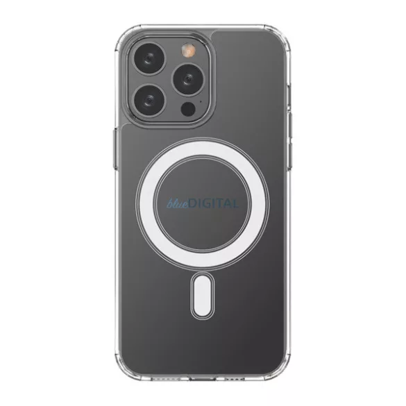 Szilikon telefonvédő (ütésállóság, MagSafe) ÁTLÁTSZÓ Samsung Galaxy S26 Plus (SM-S947)