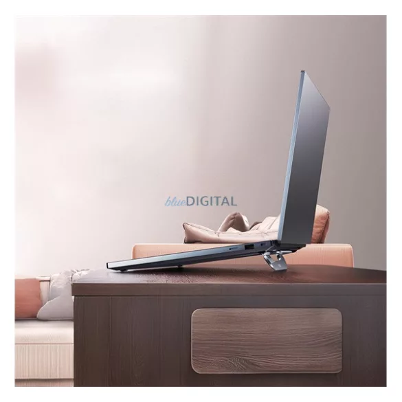 YESIDO asztali laptop tartó (univerzális, könnyűfém, állítható) EZÜST