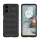 Szilikon telefonvédő (ütésállóság, kameravédő, 3D) FEKETE Motorola Moto G24 Power (XT2425)