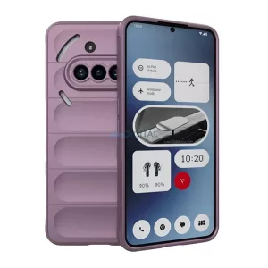 Szilikon telefonvédő (ütésállóság, kameravédő, 3D) LILA Nothing Phone (3a)