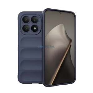 Szilikon telefonvédő (ütésállóság, kameravédő, 3D) SÖTÉTKÉK Xiaomi 15T