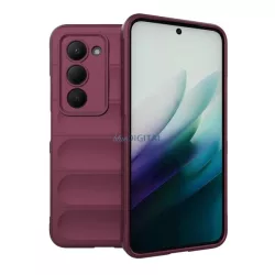   Szilikon telefonvédő (ütésállóság, kameravédő, 3D) BORDÓ Xiaomi Redmi 15 4G