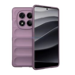   Szilikon telefonvédő (ütésállóság, kameravédő, 3D) LILA Xiaomi Redmi Note 14 Pro 4G
