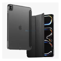  SPIGEN LIQUID AIR szilikon tok (aktív FLIP, oldalra nyíló, TRIFOLD, asztali tartó) FEKETE Apple IPAD Pro 11 (2025), IPAD Pro 11 (2024)