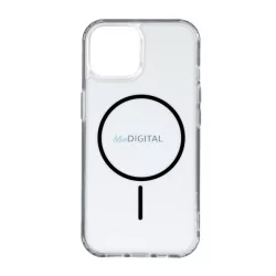   Szilikon telefonvédő (ultravékony, műanyag hátlap, MagSafe, légpárnás sarok) FEKETE Samsung Galaxy S25 FE (SM-S731)