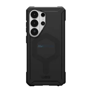 UAG DOT szilikon telefonvédő (erős ütésállóság, légpárnás sarok, lyukacsos, MagSafe) FEKETE Samsung Galaxy S26 Ultra (SM-S948)