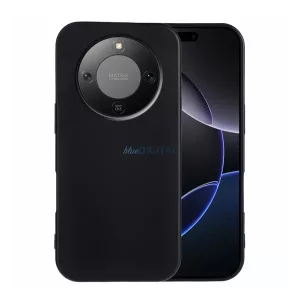 Szilikon telefonvédő (matt) FEKETE Honor Magic 8 Lite