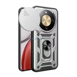   Defender szilikon telefonvédő (ütésállóság, tartógyűrű, kameravédő) EZÜST Honor Magic 8 Lite