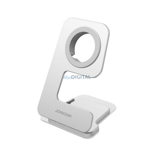 JOYROOM asztali töltőállvány (wireless, Apple Watch töltő, összehajtható) EZÜST Apple iPhone 8 4.7, iPhone 8 Plus 5.5, iPhone X 5.8