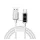 JOYROOM STARFLIGHT adatkábel (USB - Type-C, 66W, PD gyorstöltő, LED jelzés, 120cm) FEHÉR