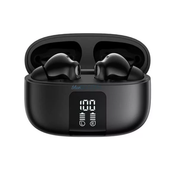 JOYROOM FUNPODS bluetooth fülhallgató SZTEREO (v5.4, TWS, mikrofon, aktív zajszűrő + töltőtok) FEKETE