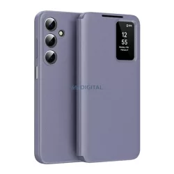   Tok álló (aktív FLIP, oldalra nyíló, Smart View Cover) LILA Samsung Galaxy A17 5G (SM-A176), Galaxy A17 4G (SM-A175)