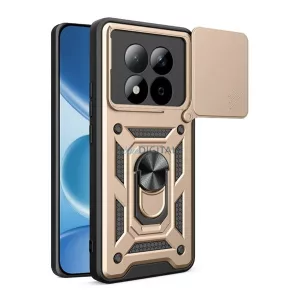 Defender szilikon telefonvédő (ütésállóság, tartógyűrű, kameravédő) ARANY Xiaomi Redmi Note 15 Pro 5G