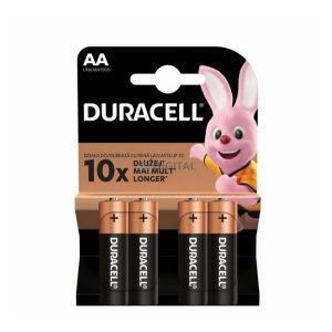 DURACELL tartós elem (AA, LR06, 1.5V, alkáli) 4db/csomag