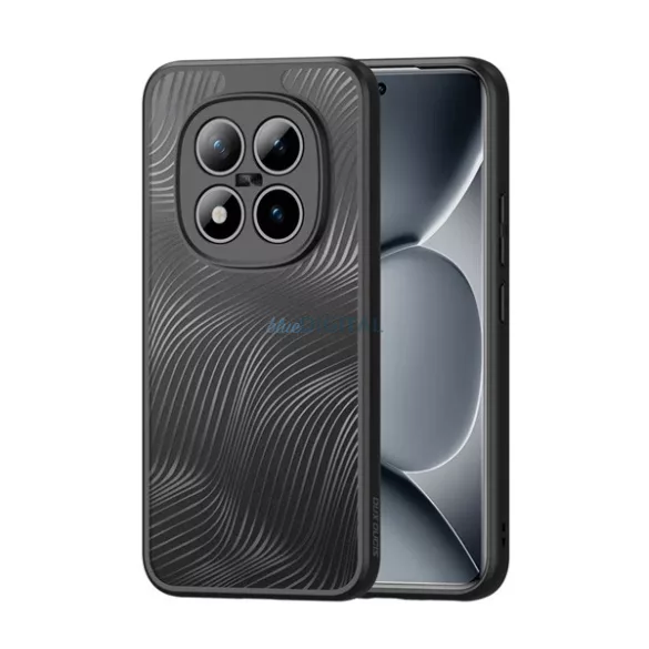 DUX DUCIS AIMO szilikon telefonvédő (ütésállóság, kameravédő, matt, hullám) FEKETE Xiaomi Redmi Note 15 Pro Plus 5G