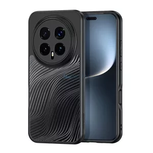 DUX DUCIS AIMO szilikon telefonvédő (ütésállóság, kameravédő, matt, hullám) FEKETE Honor Magic 8 Pro