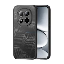   DUX DUCIS AIMO szilikon telefonvédő (ütésállóság, kameravédő, matt, hullám) FEKETE Xiaomi Redmi Note 15 Pro 5G