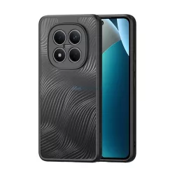  DUX DUCIS AIMO szilikon telefonvédő (ütésállóság, kameravédő, matt, hullám) FEKETE Xiaomi Redmi Note 15 Pro 4G
