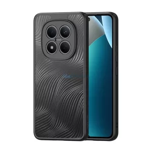 DUX DUCIS AIMO szilikon telefonvédő (ütésállóság, kameravédő, matt, hullám) FEKETE Xiaomi Redmi Note 15 Pro 4G