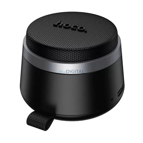 HOCO HC43 bluetooth hordozható hangszóró (v5.4, 3W, 500mAh, mágneses) FEKETE